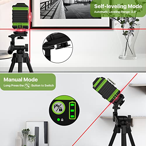 MAITHEUO 3x360° Self-Leveling Laser Level Tool