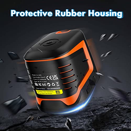 DOVOH Rechargeable Green Cross Line Laser Level