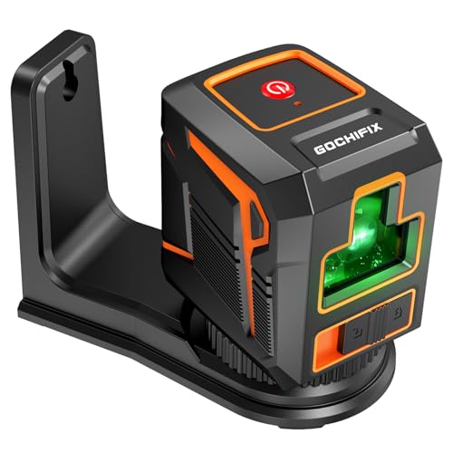 GOCHIFIX Self-Leveling Green Cross Line Laser 100ft