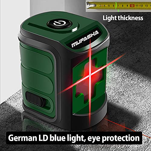 Self-Leveling Cross Line Laser Level Tool 100ft