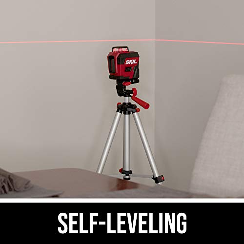 SKIL 65ft Red Self-Leveling Cross Line Laser Level