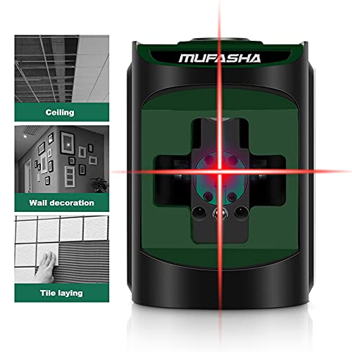 Self-Leveling Cross Line Laser Level Tool 100ft