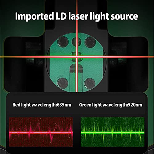 Self-Leveling Cross Line Laser Level Tool 100ft