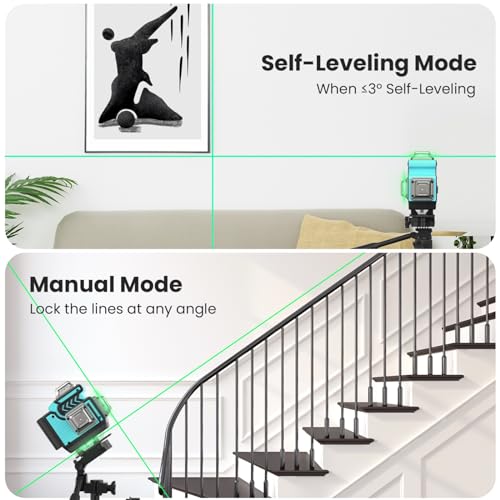 Hittaty 4x360° Green Beam Laser Level Tool