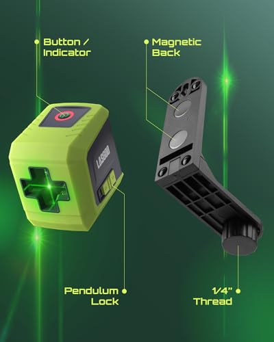 LASGOO Self-Leveling Green Laser Level with Stand