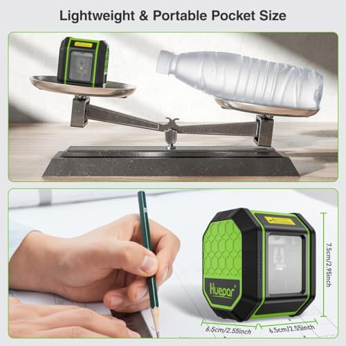 Huepar Self-Leveling Green Cross Line Laser Level