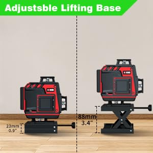 DILORD 4D Green Laser Level with Remote Control