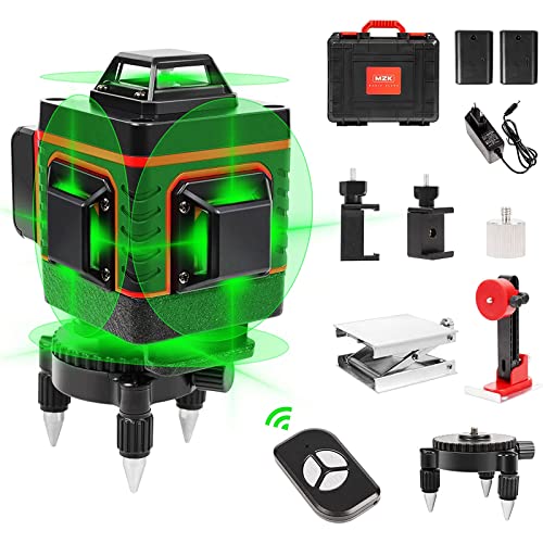 MZK 16-Line 4D Green Laser Level with Remote