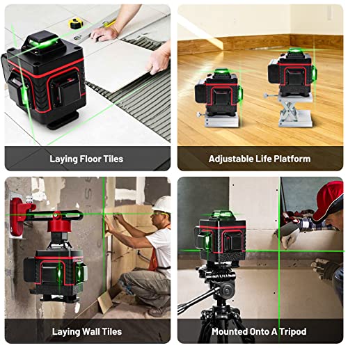 MZK 16-Line 4D Green Laser Level with Remote