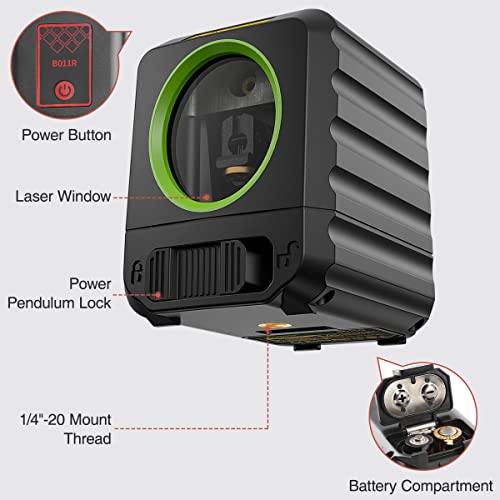 Huepar Self-Leveling Red Beam Laser Level Tool