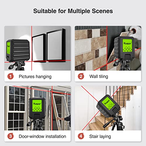 Huepar Self-Leveling Red Beam Laser Level Tool