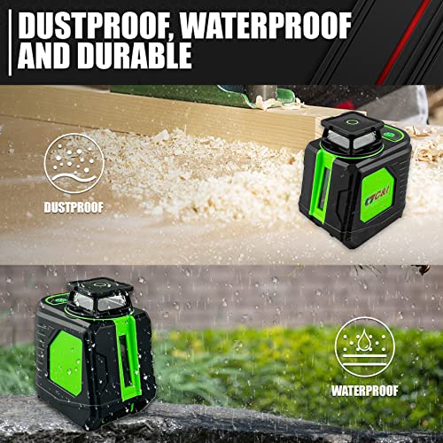 Self-Leveling Green Laser Level with Magnetic Base