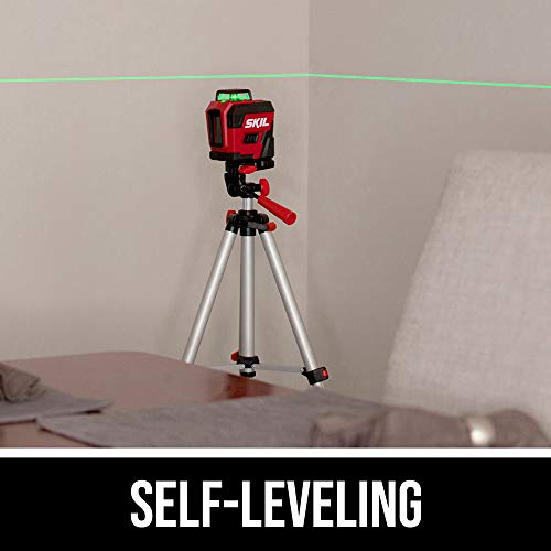 SKIL 100ft Self-Leveling Green Laser Level Kit