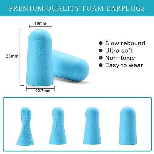 Soft Foam Ear Plugs for Hearing Safety Protection