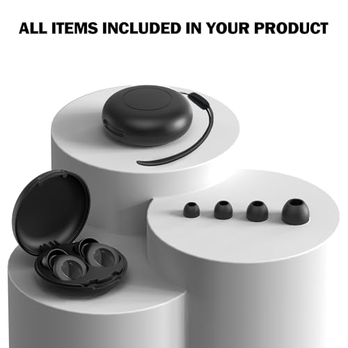 Noise Cancelling Reusable Ear Plugs for Sleeping and Work