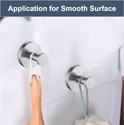Suction Cup Hooks for Shower, Bathroom, Kitchen