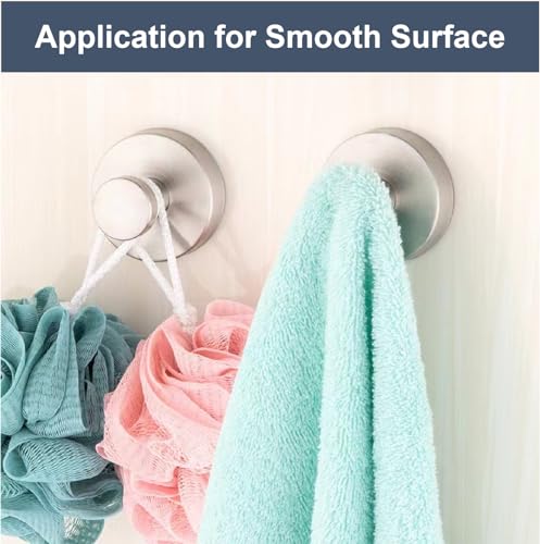 Suction Cup Hooks for Shower, Bathroom, Kitchen