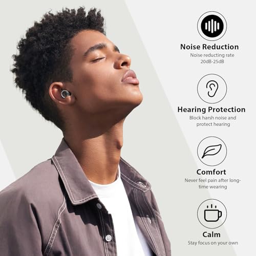 Yawsoy High Fidelity Concert Ear Plugs, 6 Pair