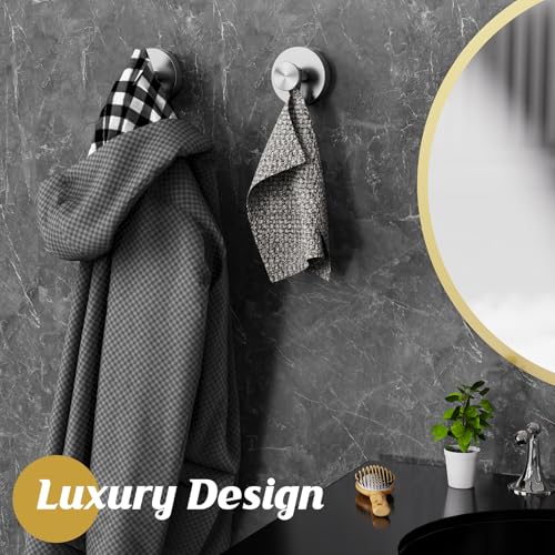 MOTAIPEAK Suction Cup Hooks for Shower and Bathroom