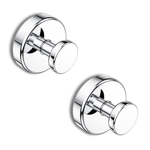 Bntuk Suction Cup Hooks for Bathroom - 2 Pack