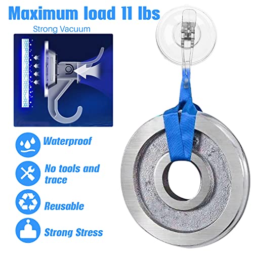 Antimbee Clear Suction Cup Hooks - 3 Pack