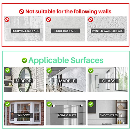 Antimbee Clear Suction Cup Hooks - 3 Pack