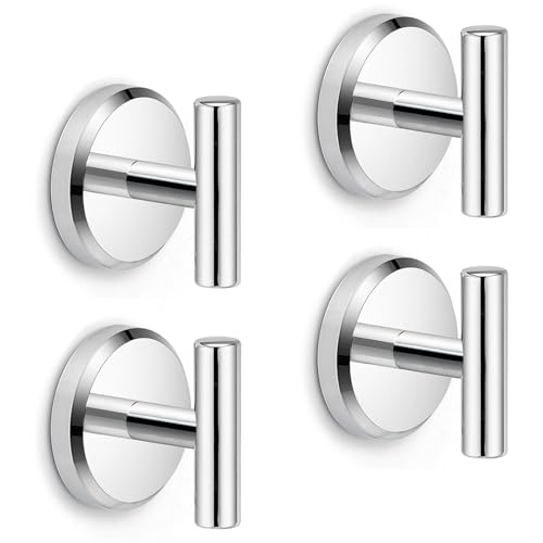 T-Shaped Suction Cup Hooks for Bathroom & Kitchen