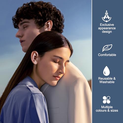Reusable Soft Silicone Ear Plugs for Noise Cancellation