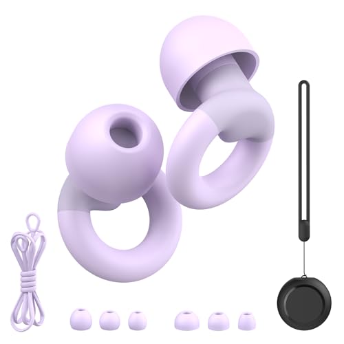 Soft Silicone Earplugs for Sleeping & Hearing Protection