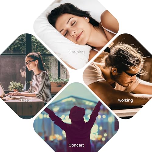 Soft Silicone Earplugs for Sleeping & Hearing Protection