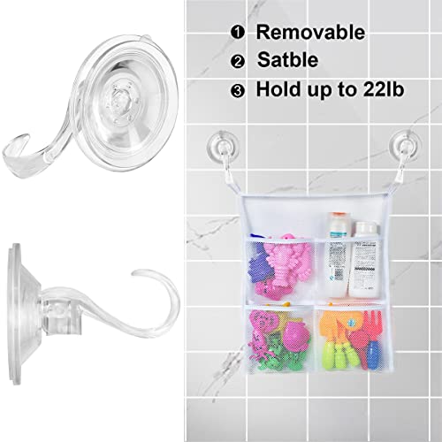 2 pack Suction Cup Wreath Hanger ，Large Clear Vacuum Heavy-Duty Reusable Wreath Hooks，use for Windows Tiles Glass Smooth Doors Mirrors to Hang Bags Coats Umbrellas kitchenware and Christmas Wreaths