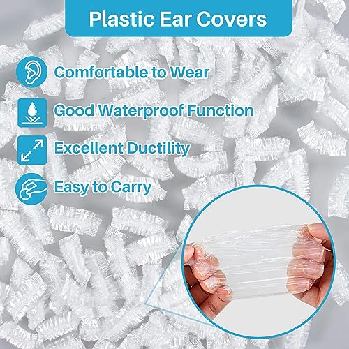 Disposable Ear Covers for Hair Dye and Spa, 300-Pack