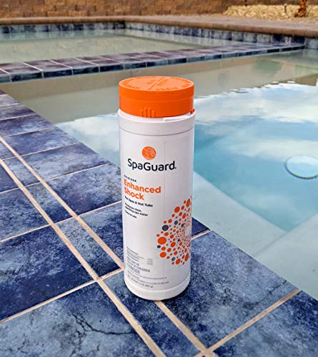SpaGuard® Enhanced Shock 2lb Multi-Purpose Chlorine Hot Tub Shock Oxidizer with LeisureQuip Digital Hot Tub Care Ebook - Spa Chemical Bundles