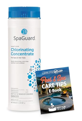 SpaGuard® Chlorinating Concentrate 2lb Granular Spa Chlorine with LeisureQuip Hot Tub Care Ebook - Spa Care Chemicals
