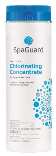 SpaGuard® Chlorinating Concentrate 2lb Granular Spa Chlorine with LeisureQuip Hot Tub Care Ebook - Spa Care Chemicals