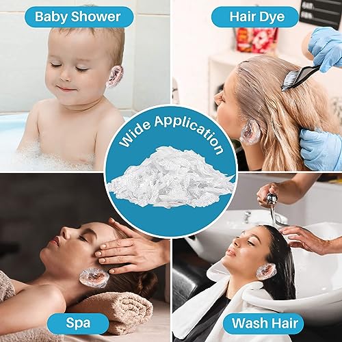 Disposable Ear Covers for Hair Dye and Spa, 300-Pack