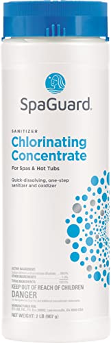 SpaGuard® Soft Soak® Trio® and SpaGuard® Chlorinating Concentrate Chlorine Spa Sanitizer Hot Tub Startup Kit with Test Strips