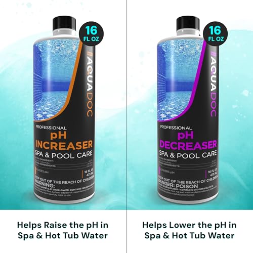 Aquadoc Bromine Hot Tub Starter Kit for Spas, Complete Spa Maintenance Kit with Bromine Tablets & Complete Hot Tub Chemicals Starter Kit with All Spa Chemicals for Hot Tub Kit for pH Water Balance