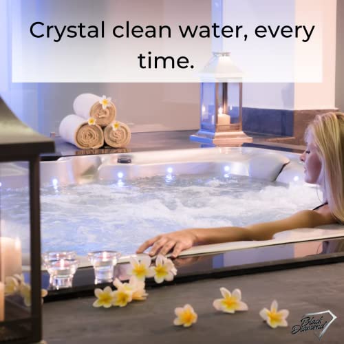 Black Diamond Stoneworks Ultimate Spa Filter Cleaner Fast-Acting Spray. Instant Clean for Hot Tub & Pool Filters Leaving Behind no Sticky Residue. Prolongs Filter Life and Pool Equipment. No Soaking