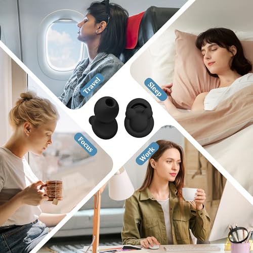 Soft Noise Cancelling Ear Plugs for Sleep, Snoring