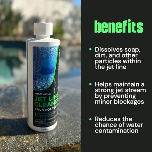 MAV AquaDoc Spa Jet Cleaner for Hot Tub - Spa Jet Line Cleaner for Hot Tubs & Jetted Tub Cleaner to Keep Your Jets Clean - Fast Acting Spa Flush for Hot Tub (Jet Line Cleaner - 1 Pint)