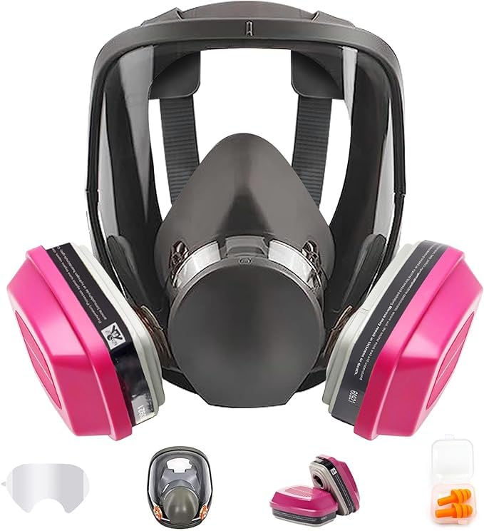 JOEAIS Full Face Respirator Mask with Organic Vapor