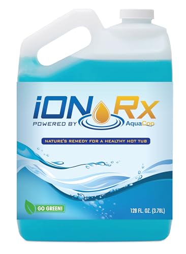 IONRX Hot Tub & Spa, Treatment, Conditioner, Balancer, Clarifier, Great for Sensitive Skin Spa Maintenance Made Easy 128 fl oz.