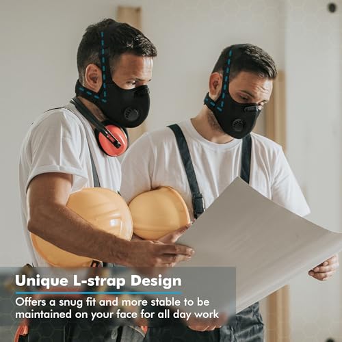BASE CAMP M PRO Reusable Dust Mask, Comfortable Protection