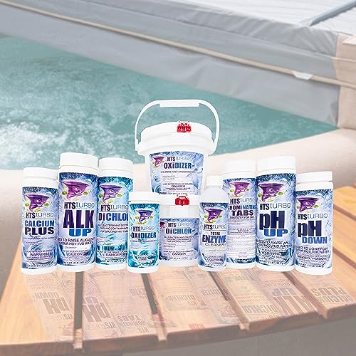 HTS Turbo Dichlor Granular Chlorine Sanitizer for Hot Tubs and Spas (2 lbs)