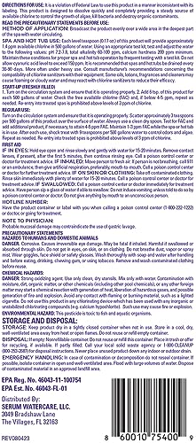 HTS Turbo Dichlor Granular Chlorine Sanitizer for Hot Tubs and Spas (2 lbs)