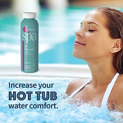 ProTeam Spa pH Increaser for Hot Tub - Spa Up for Hot Tub - pH Up Hot Tub pH Increaser - with SplashWiz Hot Tub Chemicals Care Guide e-Book - Spa pH Up Spa - Made in USA (1 lb)