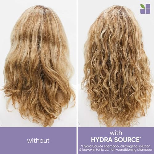 Biolage Hydra Source Daily Leave-In Tonic | Moisturizes, Renews Shine & Protects Hair From Environmental Damage | For Dry Hair | Vegan & Cruelty Free | 13.5 Fl Oz