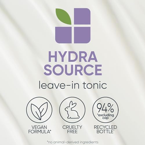 Biolage Hydra Source Daily Leave-In Tonic | Moisturizes, Renews Shine & Protects Hair From Environmental Damage | For Dry Hair | Vegan & Cruelty Free | 13.5 Fl Oz