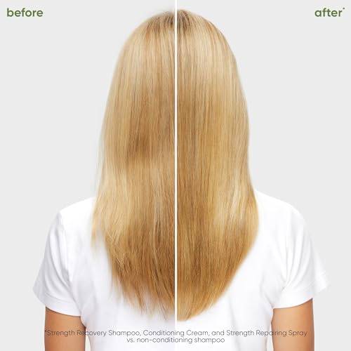 Biolage Strength Recovery Conditioning Cream | Strengthening Conditioner | Moisturizes, Adds Softness & Repairs Damage | For Damaged & Sensitized Hair | Vegan | Cruelty-Free | 9.5 Fl. Oz